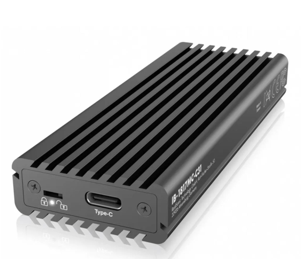 ICY BOX USB-C (3.1 Gen 2, NVMe, SATA M.2) IB-1817MC-C31 - 696224 - zdjęcie